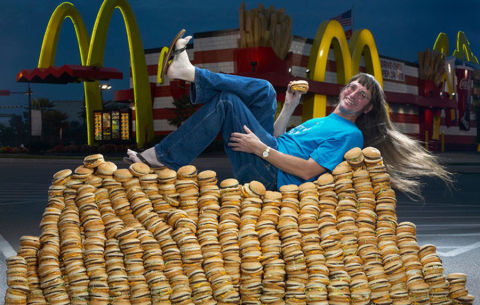 Most Big Macs Consumed in a Lifetime. Where? America.  Donald A. Gorske consumed his 26,000th McDonald's Big Mac on October 11, 2012 — after 40 years of eating Big Macs on a daily basis.