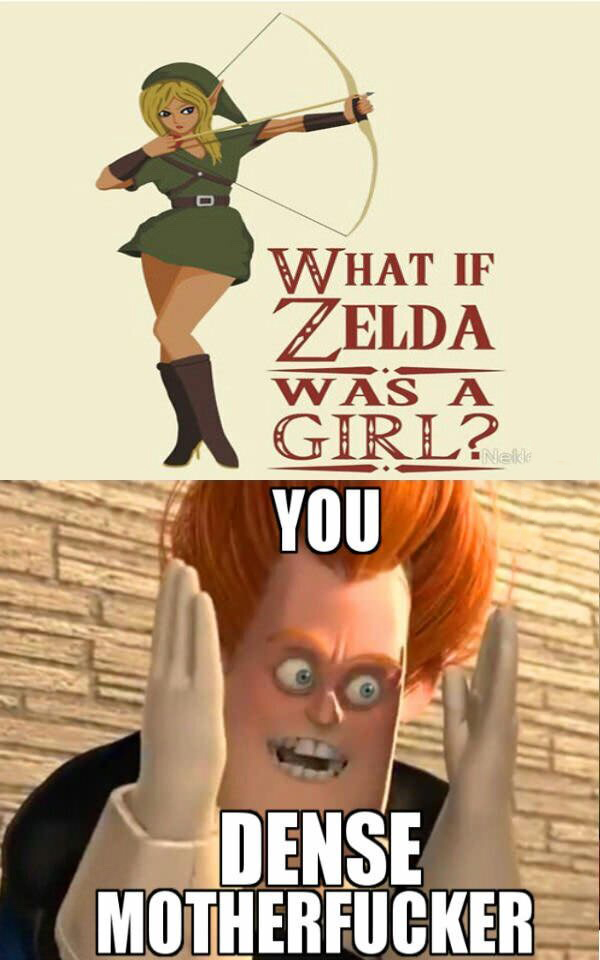 if zelda was a girl - What If Zelda Was A Girl? You Neke Dense Motherfucker