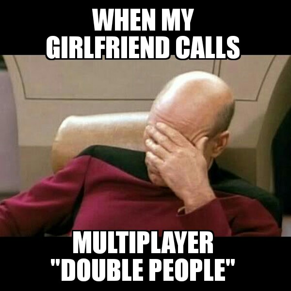 When My Girlfriend Calls Multiplayer "Double People"