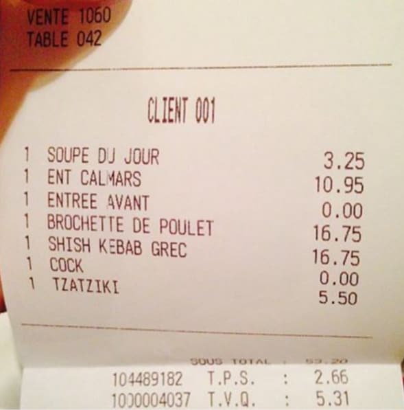 28 Crazy Receipts That Are Worth Reading