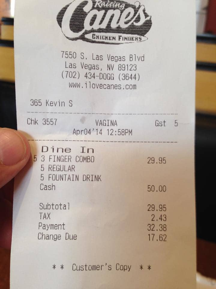 28 Crazy Receipts That Are Worth Reading