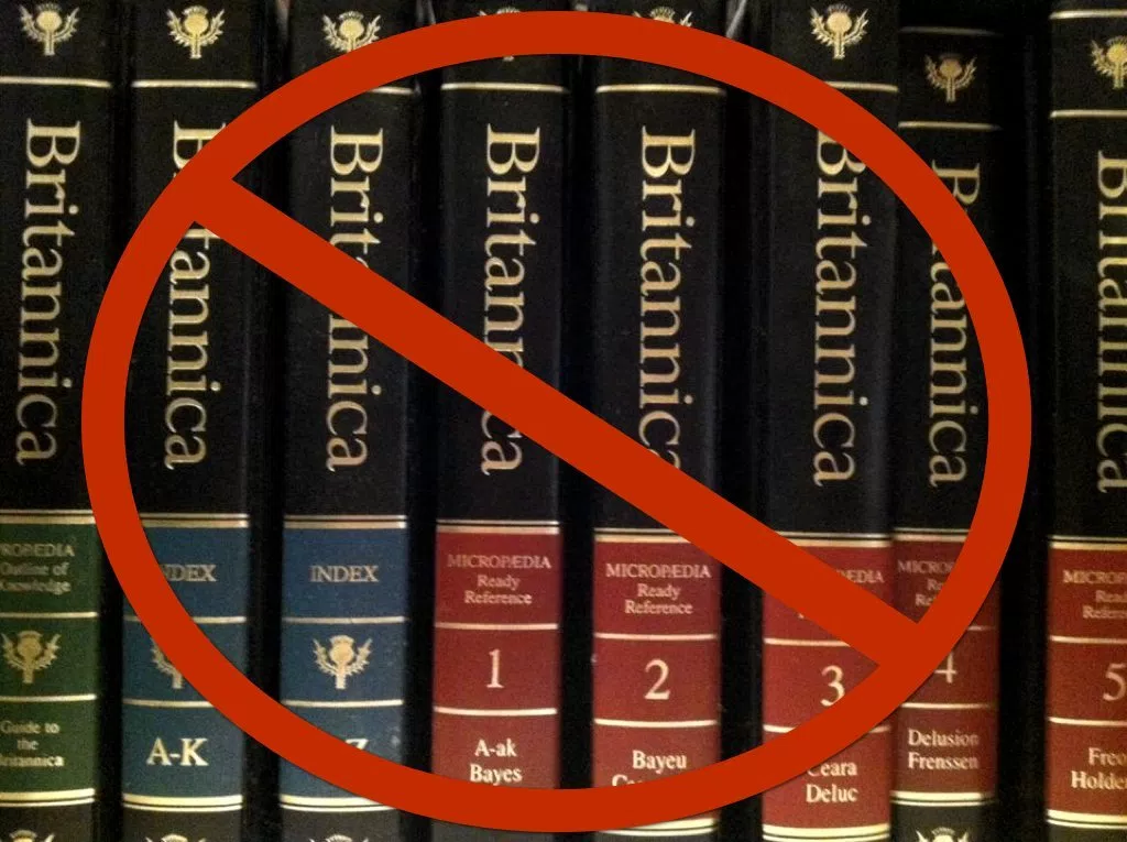 Texas: The entire Encyclopedia Britannica is banned in Texas because it contains a formula for making beer at home.