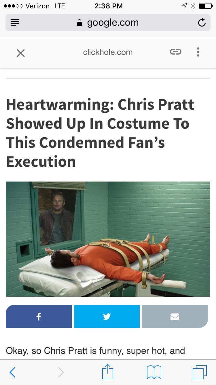 Top Reasons Why Chris Pratt Is Such A Good Guy