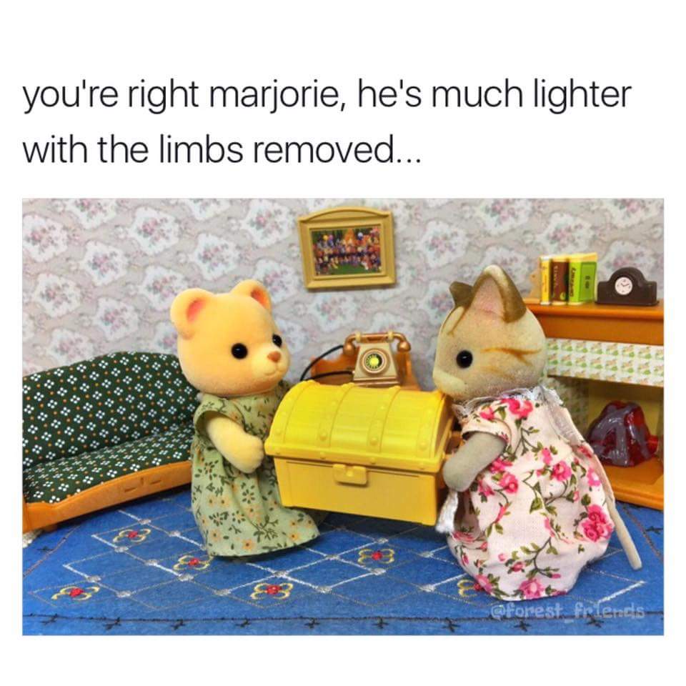 Fresh Over The Top Calico Critters Memes - Wtf Gallery ...