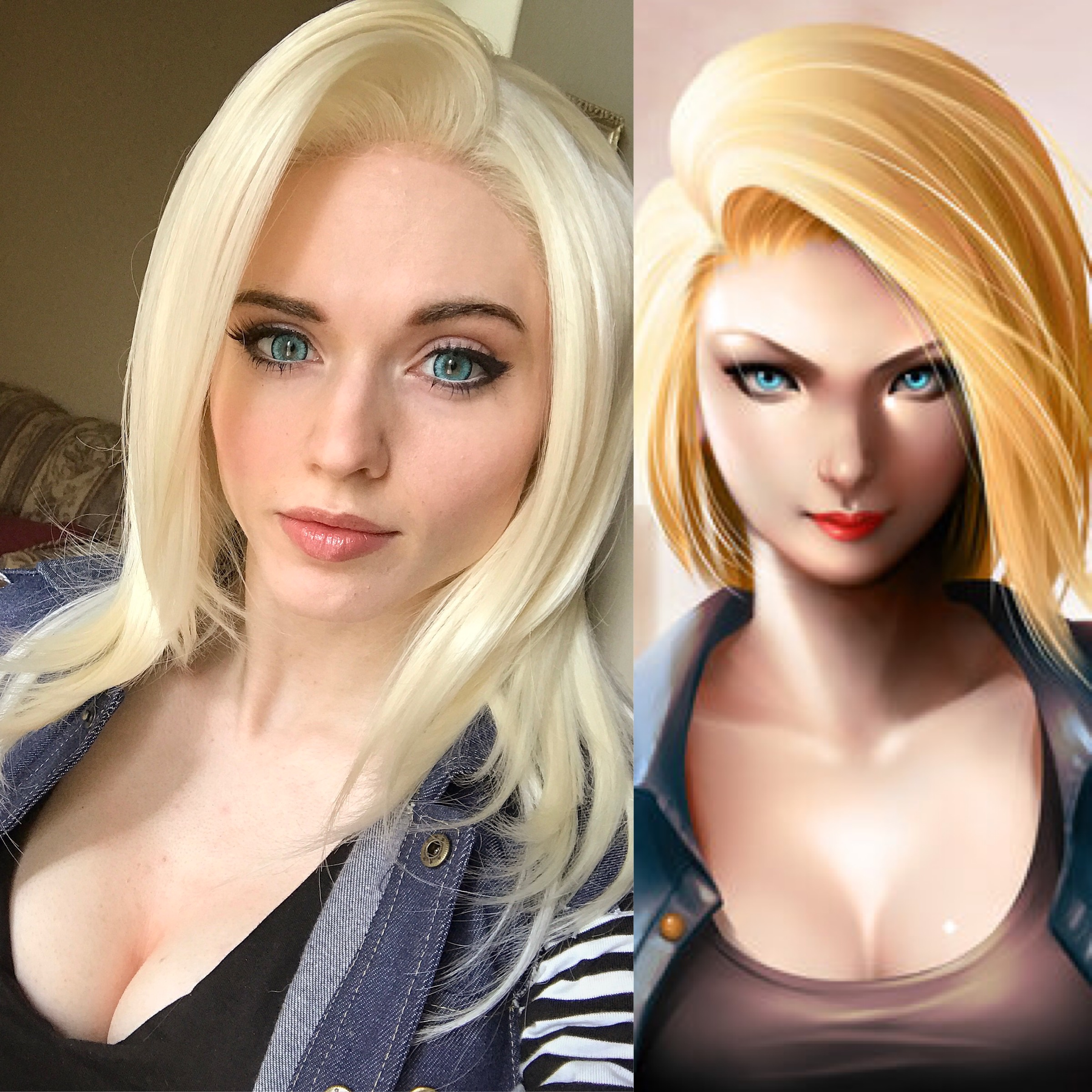 android 18 look