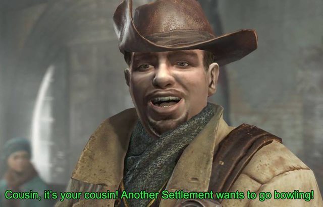 roman bellic - Cousin, it's your cousin! Another Settlement wants to go bowling!