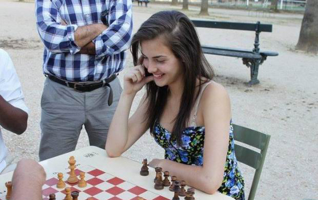 Because for Alexandra it's all about the love for chess...