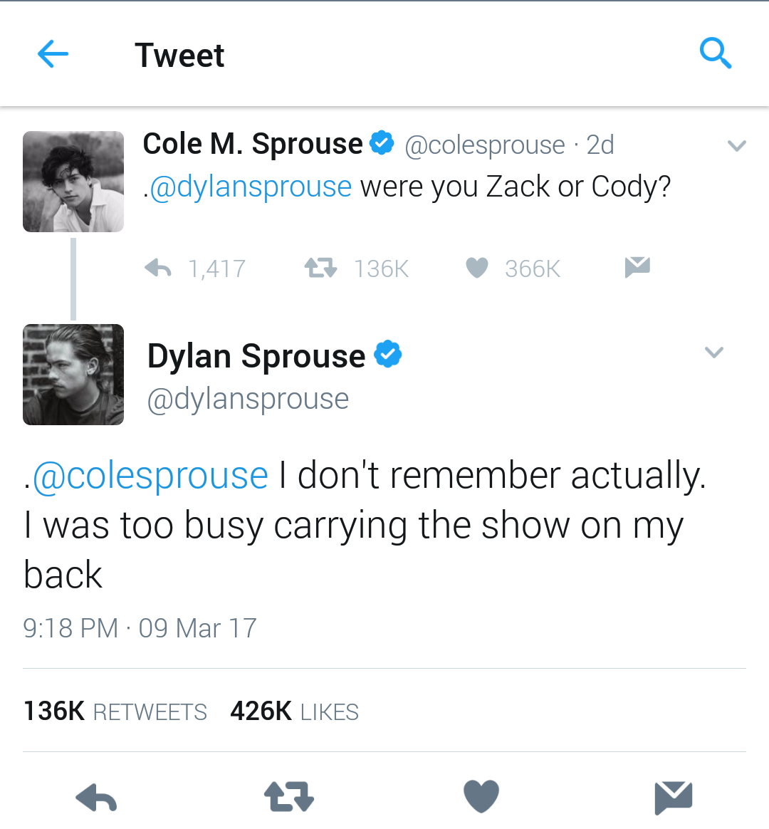 18 Savage Tweets from Cole Sprouse That Are Pure Gold