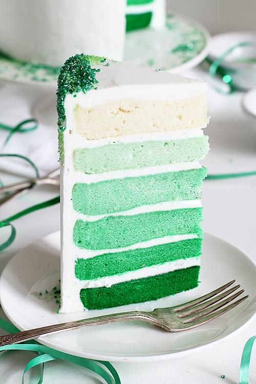 ombre layer cake
