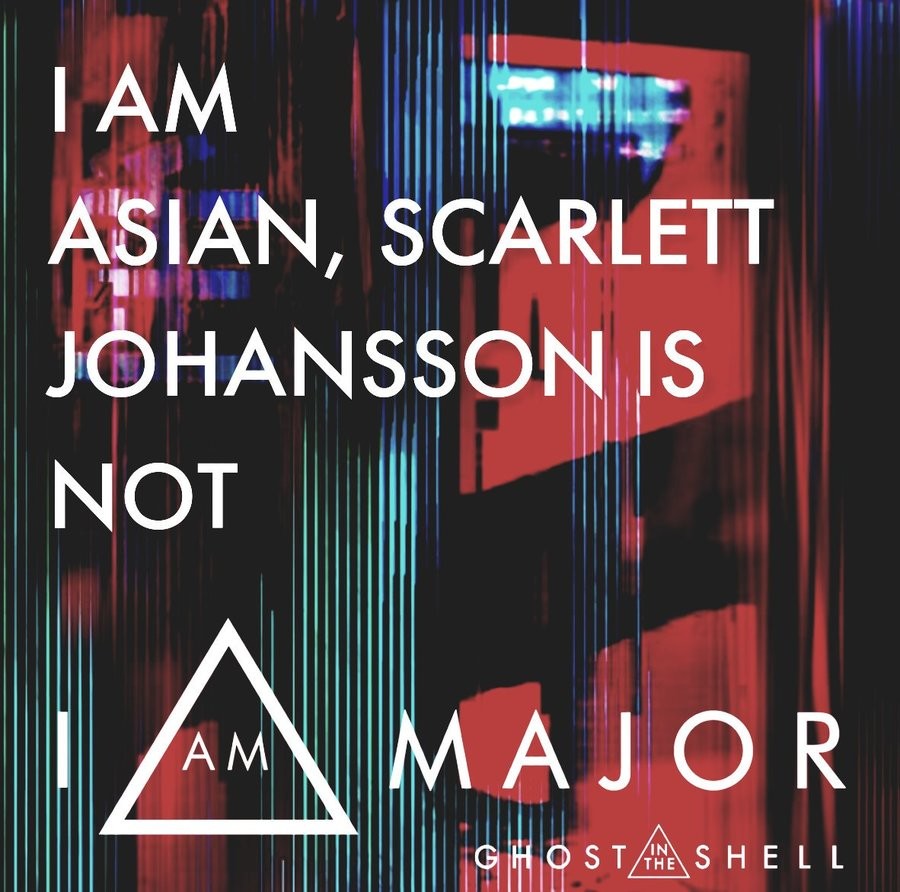 When the IAmMajor started it took not long before someone used it to make fun of Scarlett Johansson.