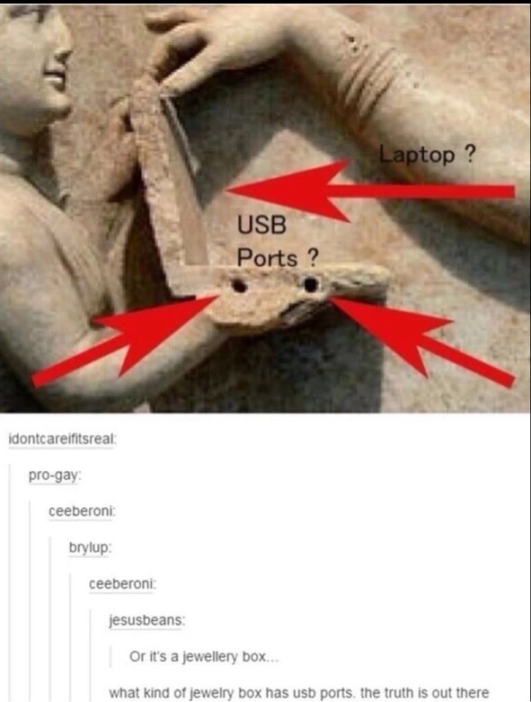 Ancient Egyptian Laptop Confirms Illuminati Exist