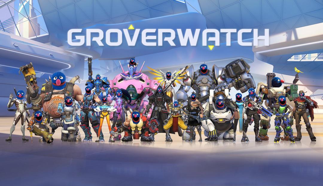 все герои овервотч - > Groverwatch X