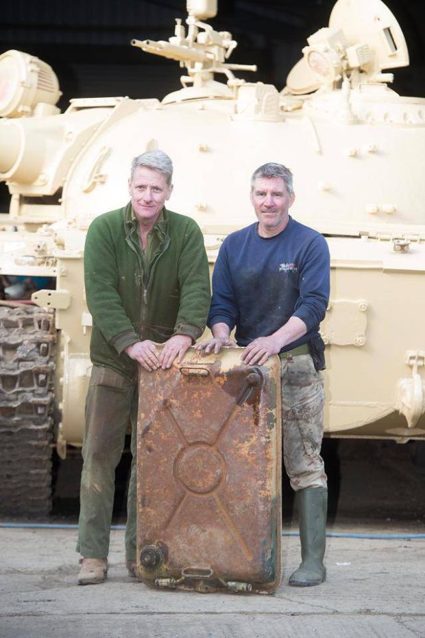 Mr Mead had traded an Army lorry and an Abbot self-propelled gun for the tank.  He had found machine gun ammunition while stripping it down and feared guns might have been stored inside the fuel tank.
