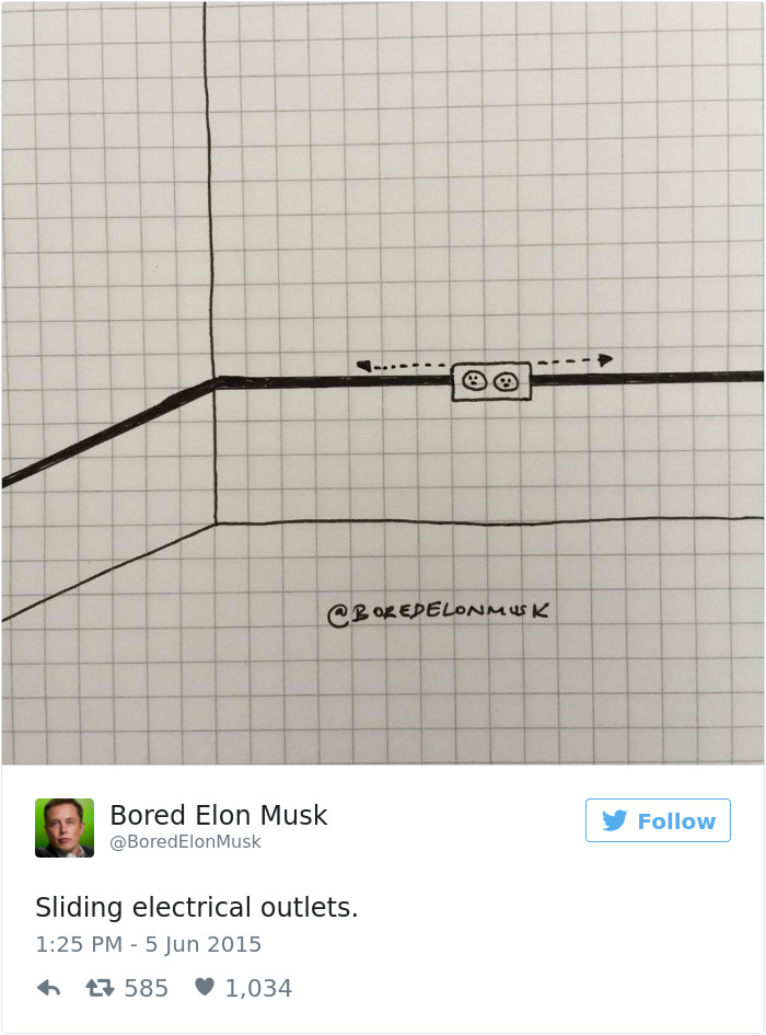memes - bored elon musk - Bor Edelonmusk Bored Elon Musk Musk Sliding electrical outlets. 7 585 1,034