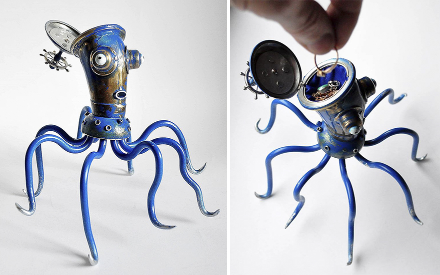 This Guy Takes Junk And Makes Art; Steampunk Style!