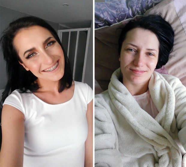 People Post Before And After Pics Of A Night Out On The Town
