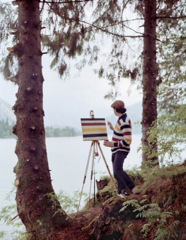 Painter Goes To Places Where Masterpieces Were Created And Paints... Something Unexpected