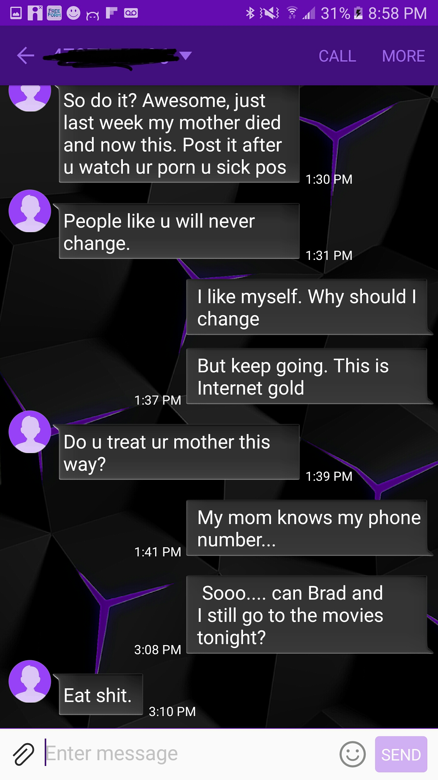 When Texting A Wrong Number Goes... In A Full Cringe Mode