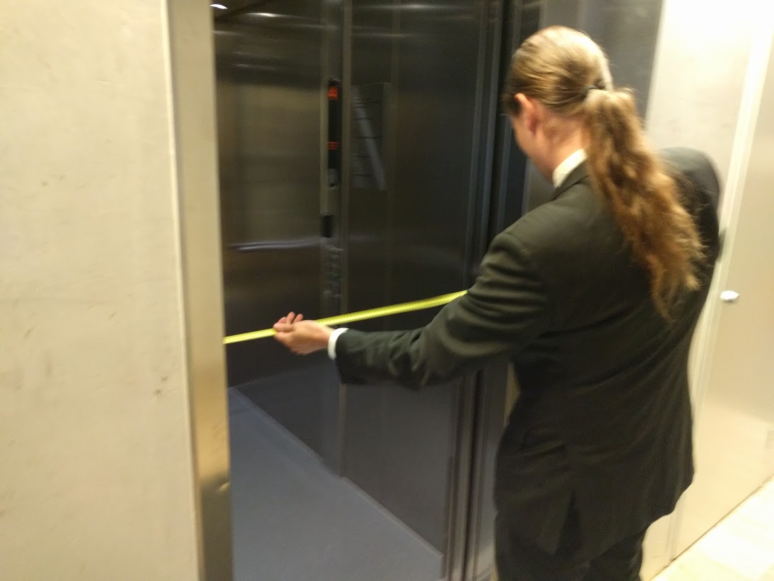 You had to measure the elevator first.