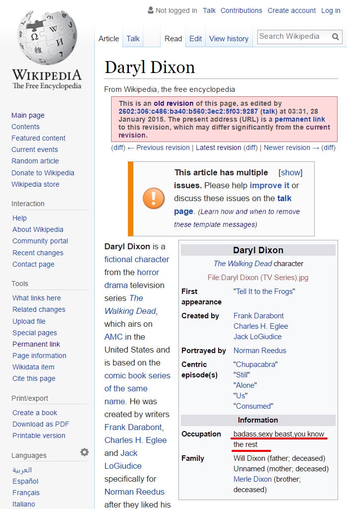 The Best Wikipedia Edits That Turned Out To Be Pure Gold