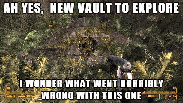 fallout funny - Ah Yes, New Vault To Explore I Wonder What Went Horribly Wrong With This One 1520