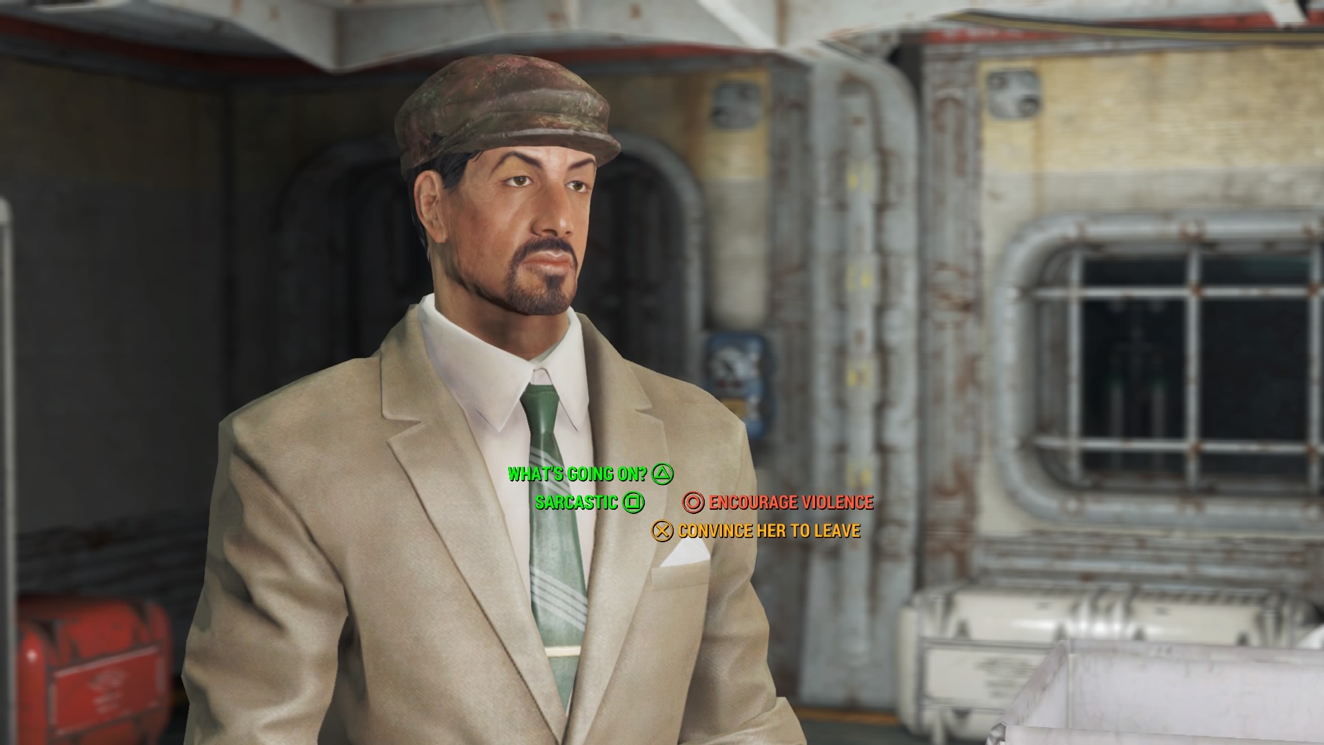 fallout 4 character creation celebrities - What'S Going On? Sarcastic @ Encourage Violence Convince Her To Leave