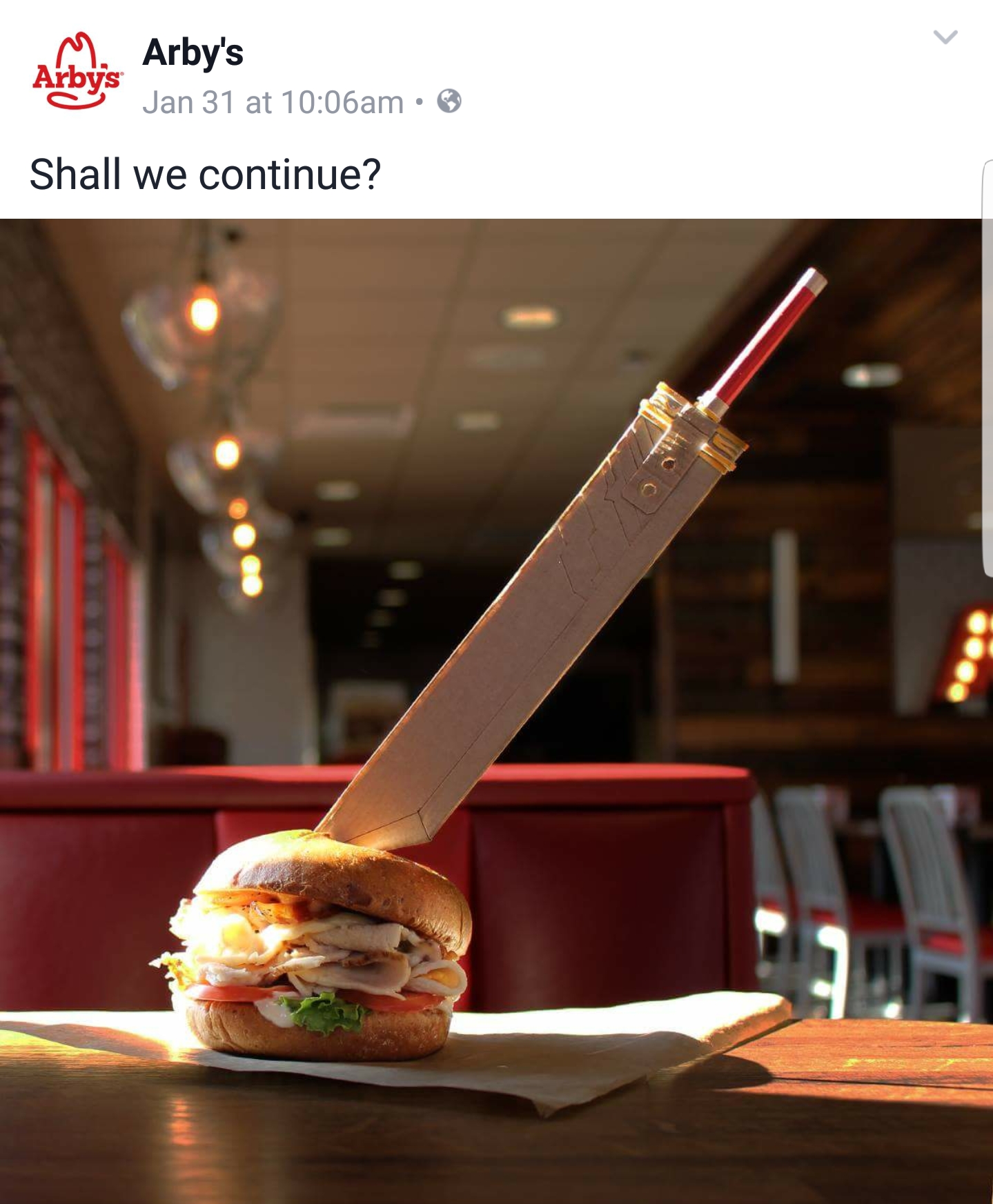 Arby's Turn To Rule On Social Media