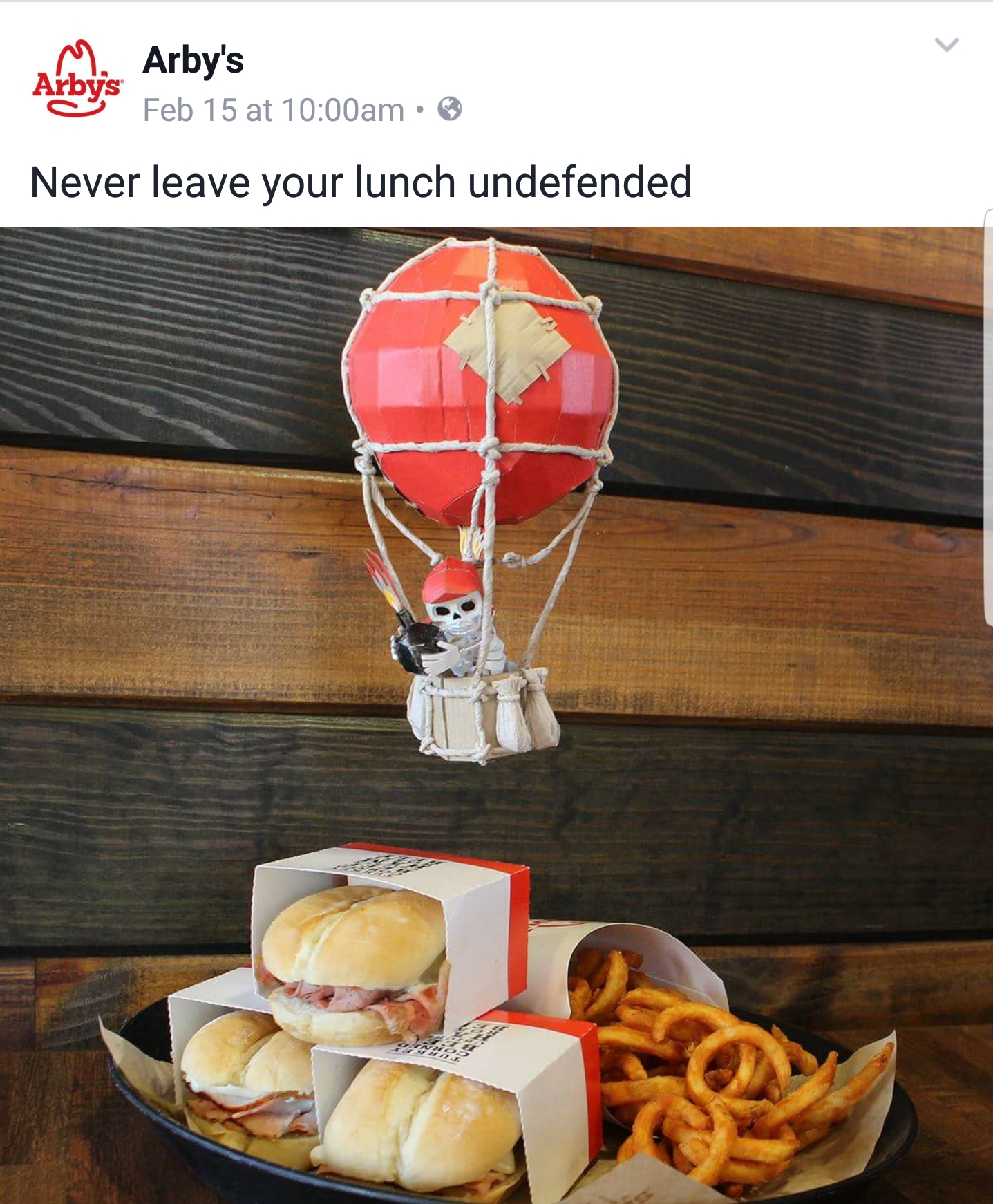 Arby's Turn To Rule On Social Media