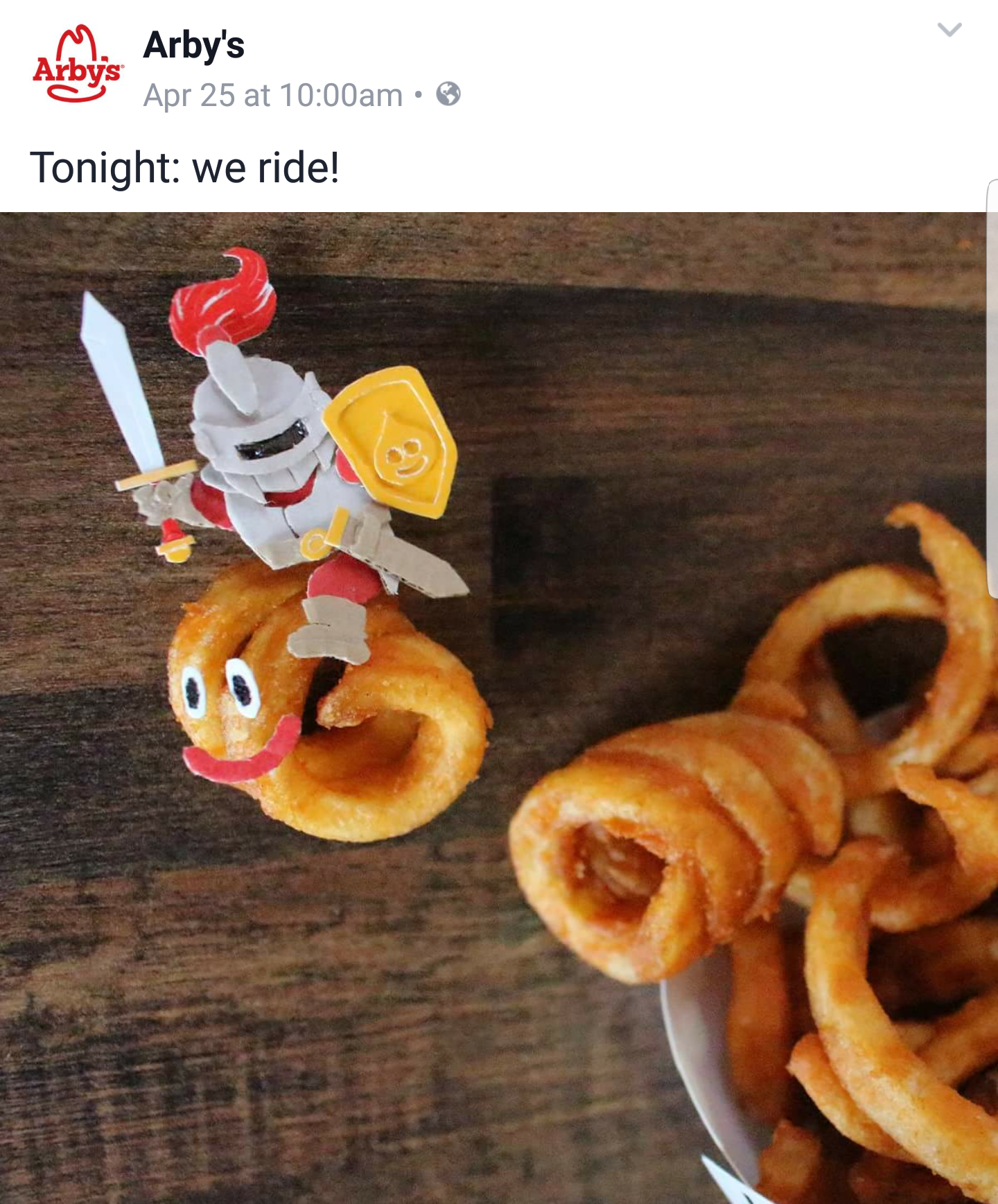 Arby's Turn To Rule On Social Media