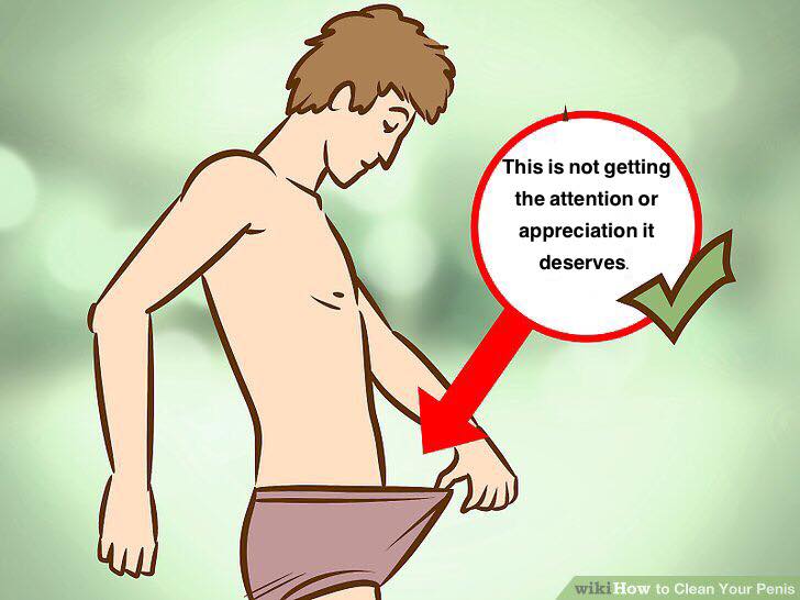 cartoon - This is not getting the attention or appreciation it deserves. wikiHow to Clean Your Penis