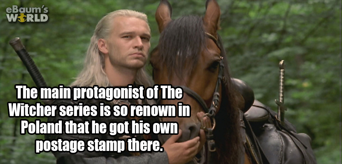 witcher netflix horse - eBaum's World The main protagonist of The Witcher series is so renown in Poland that he got his own postage stamp there.