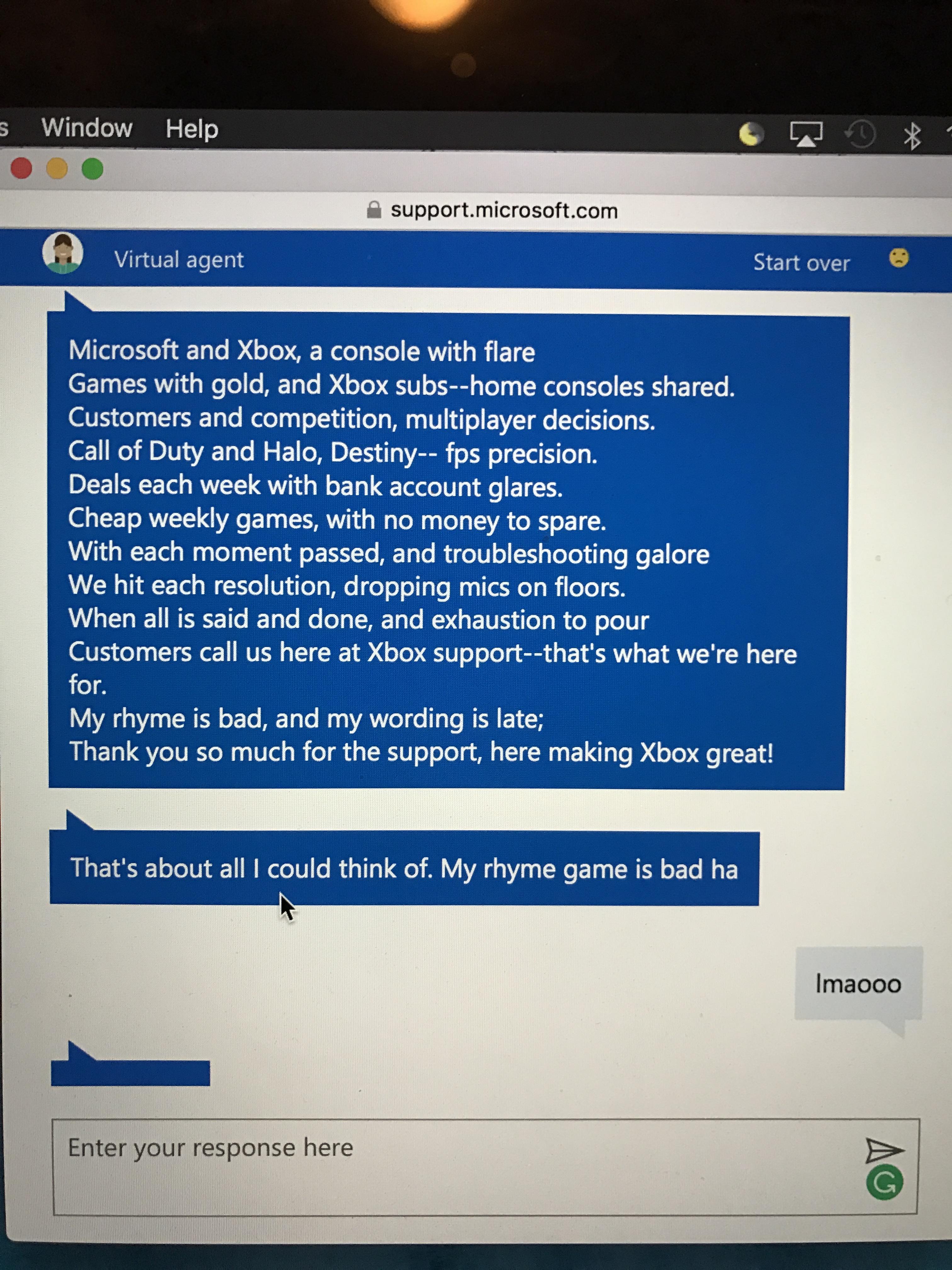 Xbox Support Rep Agrees To Customer's Odd Request