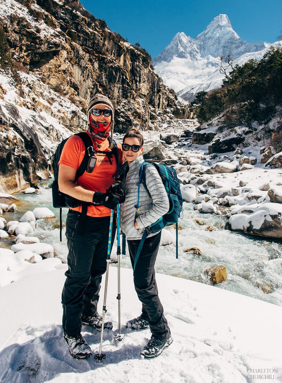 They braved freezing temperatures, gruelling terrain and altitude sickness on their way to Everest Base Camp...