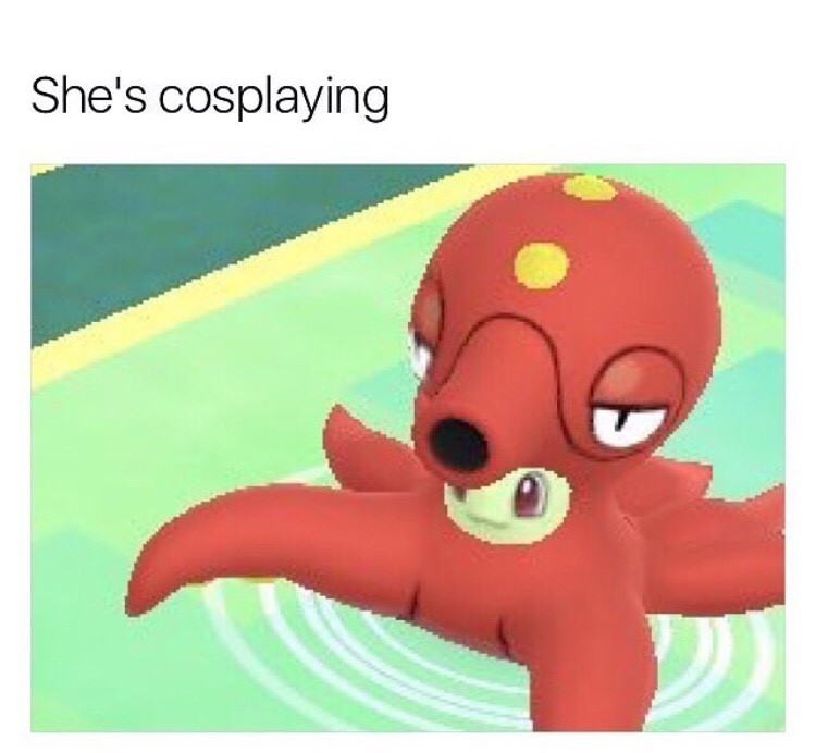 pokemon memes - She's cosplaying