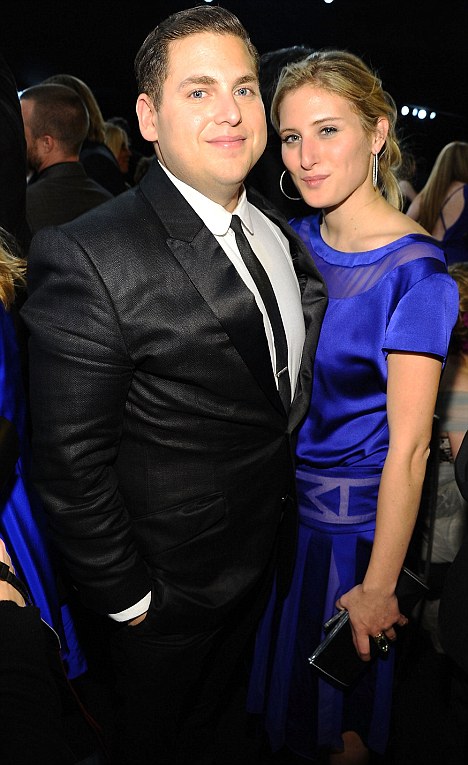 Jonah Hill and Ali Hoffman at event