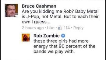 Rob Zombie Shuts Down Haters