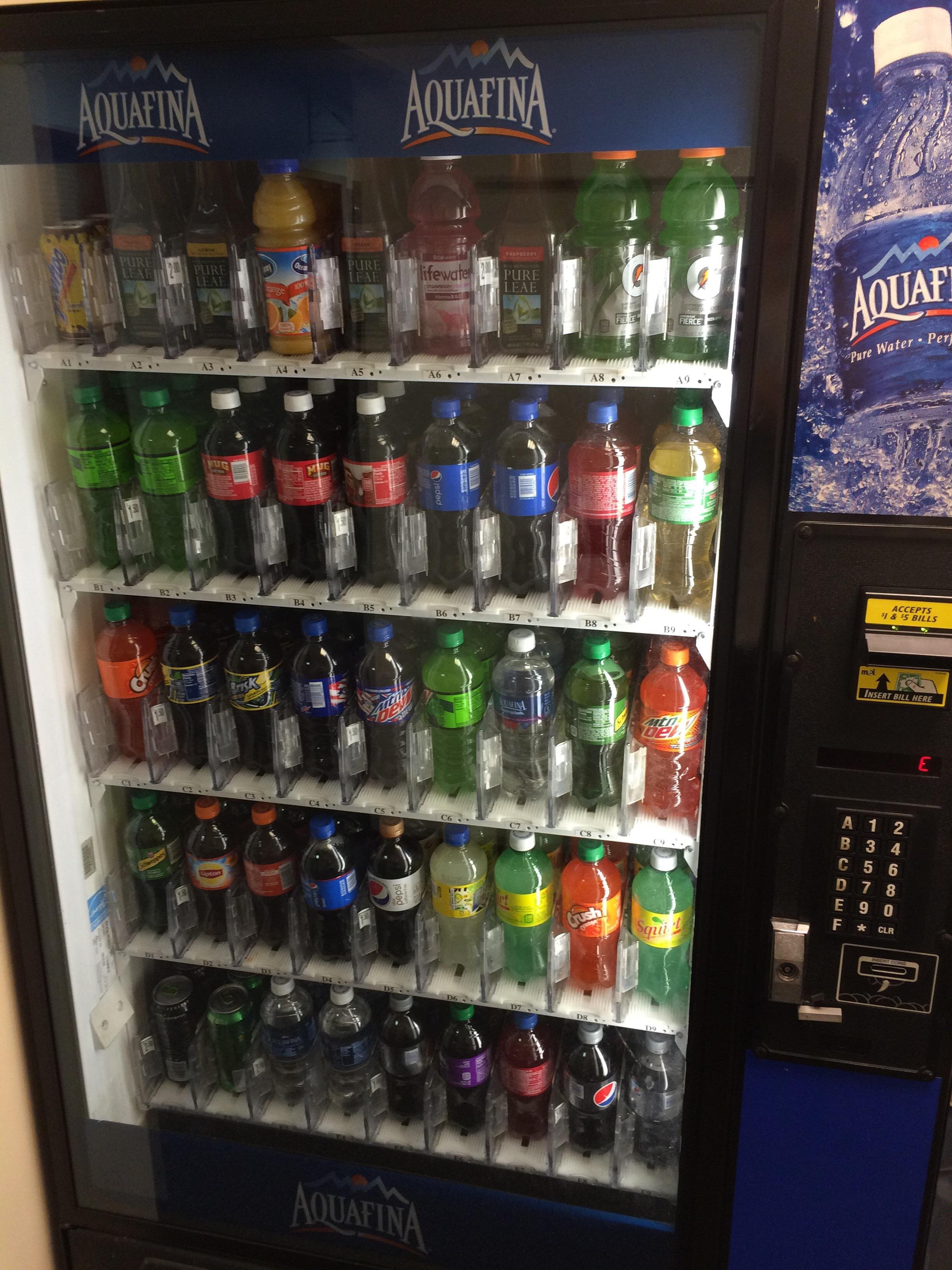 vending machine drinks