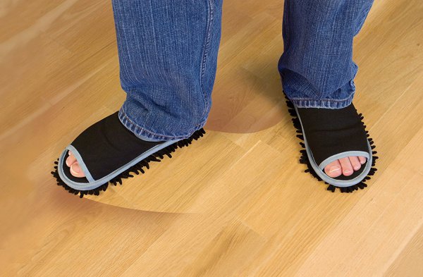 Sandals that are also mops.