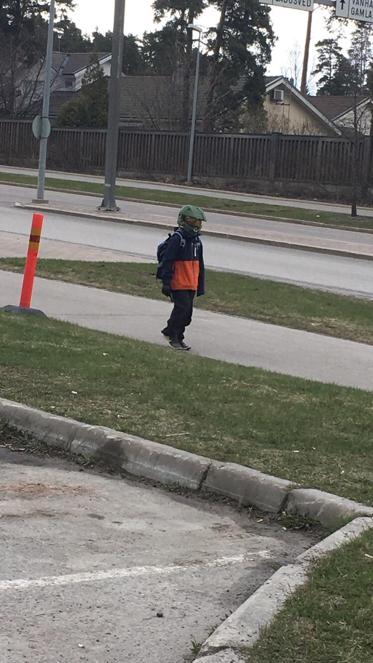 funny kid walking home meme
