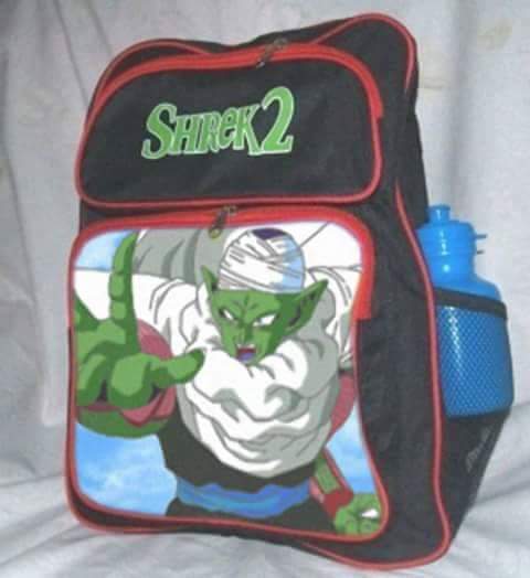 Shrek 2 backpack that is not 100% authentic.