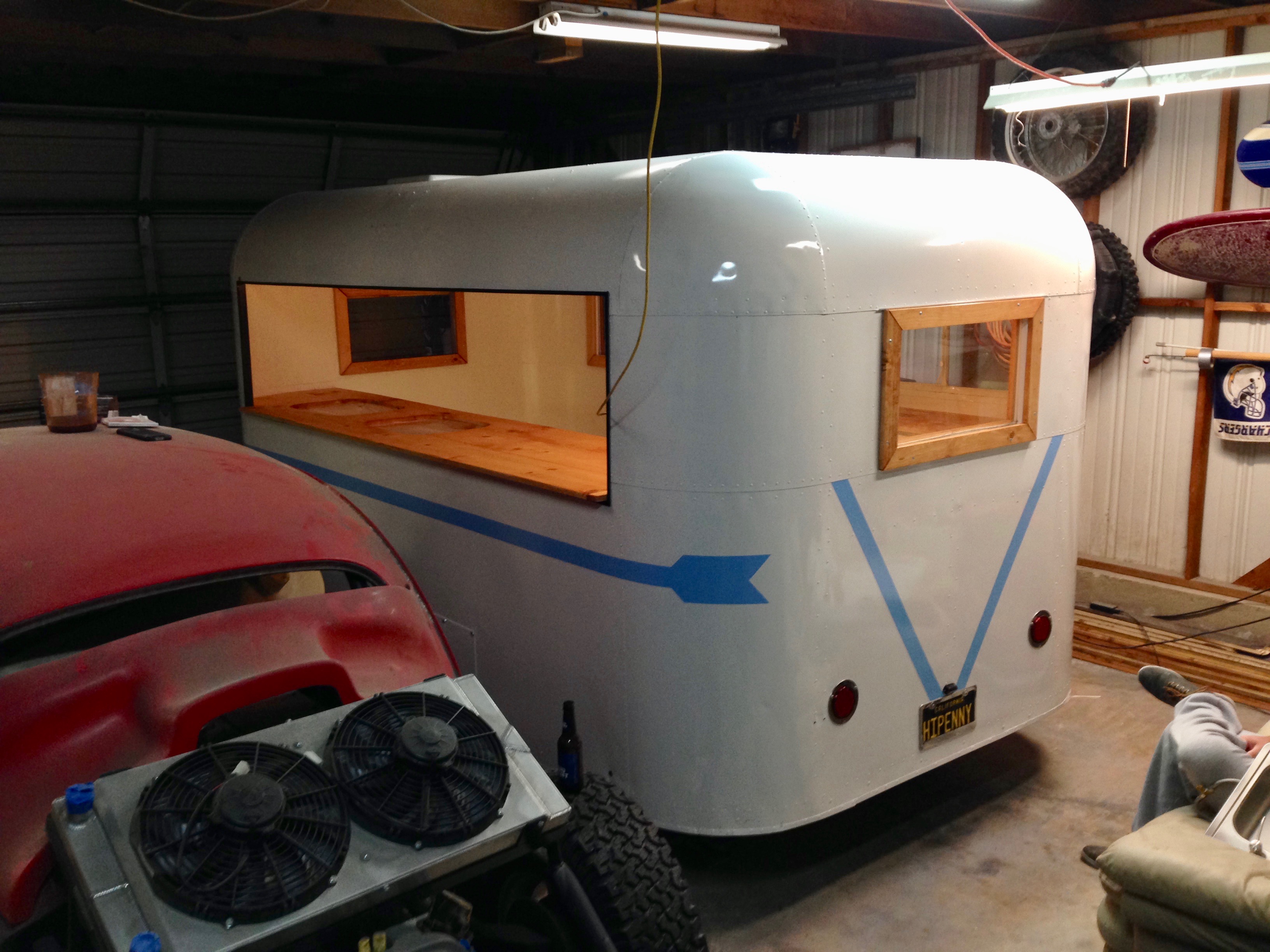 1946 Trailer Gets Turned Into A Bar