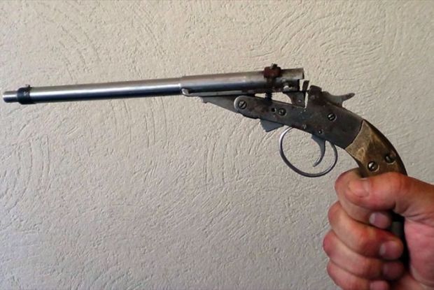 russia guns - self made gun