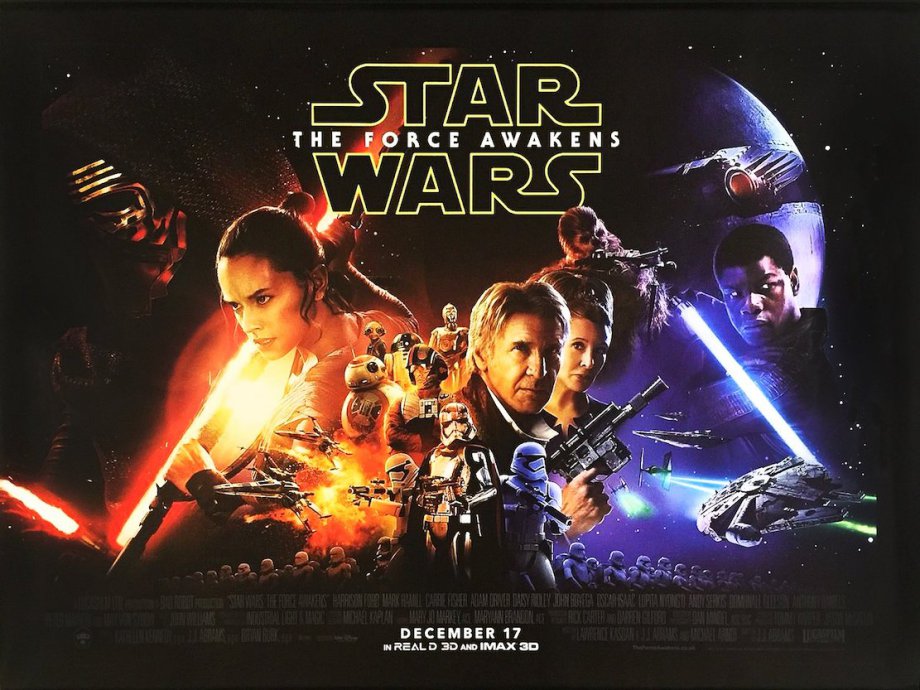 #11 Star Wars: The Force Awakens (2015) Original Gross: $936,662,225,Gross Adjusted for 2017: $956 Million.