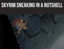 black and white minstrel show - Skyrim Sneaking In A Nutshell