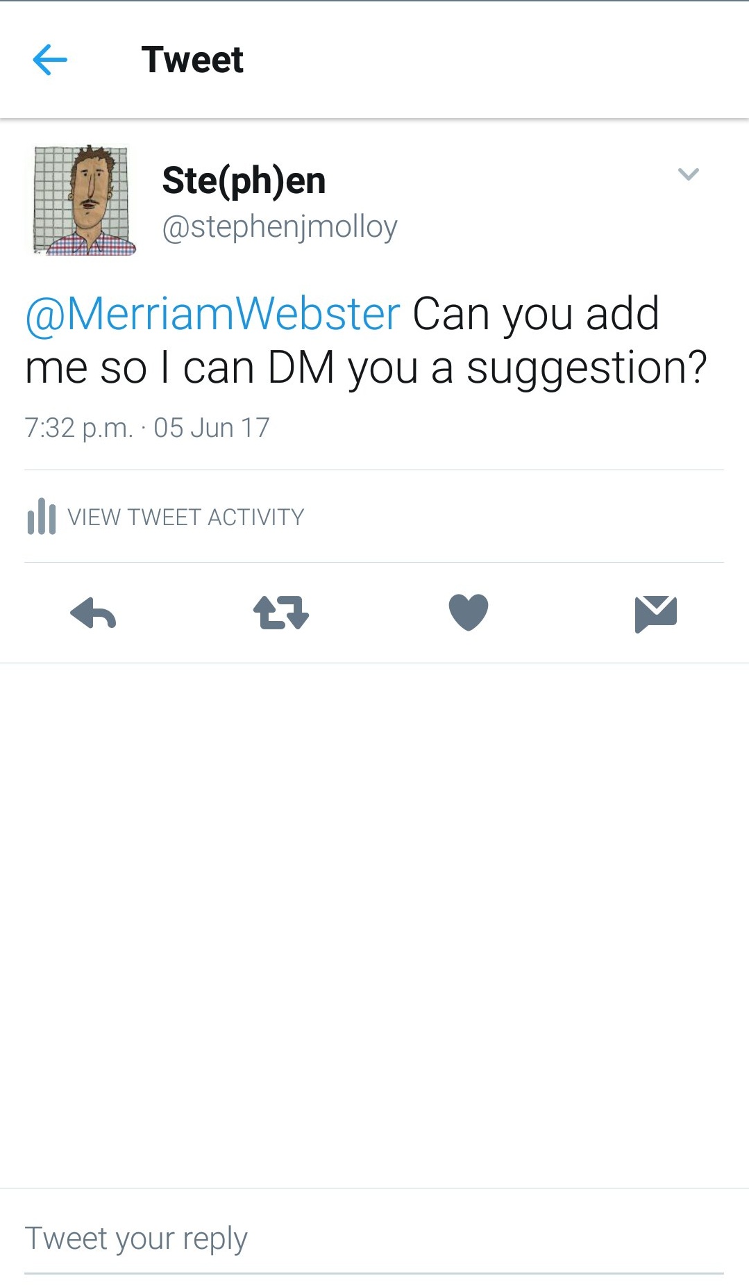 Merriam-Webster Gets Mad After Someone Points Out Their Mistake