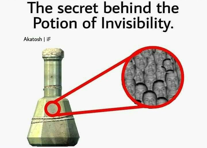 bottle - The secret behind the Potion of Invisibility. Akatosh | iF