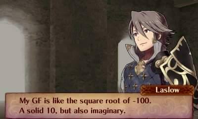 my gf is like the square root - Laslow My Gf is the square root of 100. A solid 10, but also imaginary.