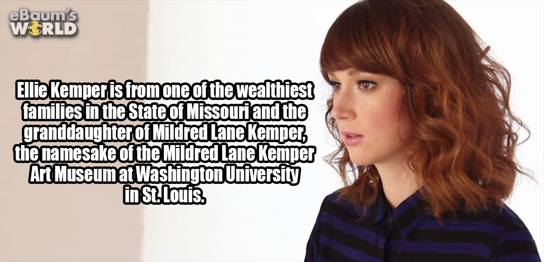 fun fact about Ellie Kemper
