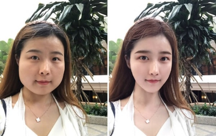 asian before and after photoshop
