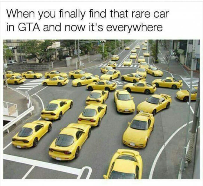 competition yellow mica - When you finally find that rare car in Gta and now it's everywhere